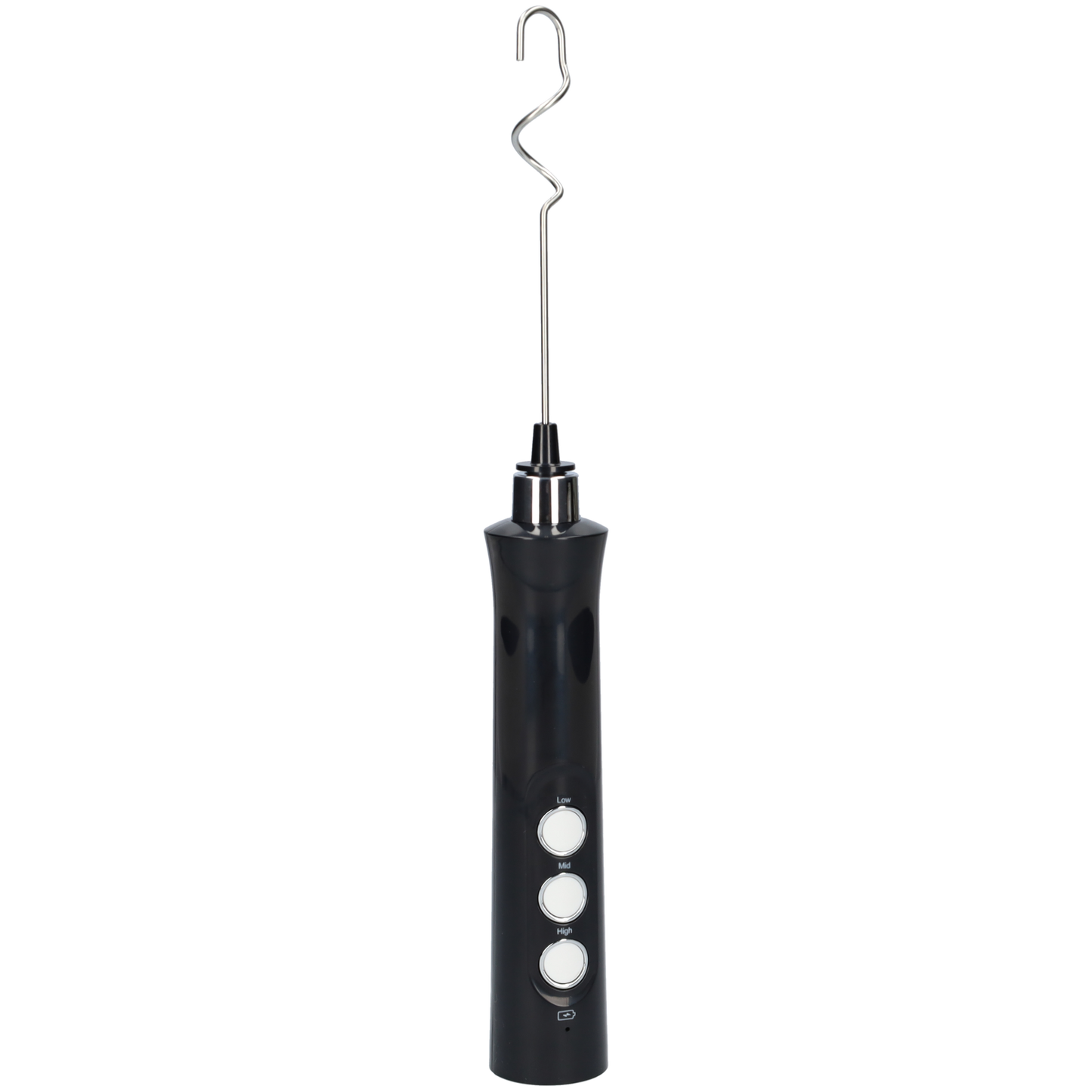 3 in 1 Elektrische Melkopschuimer - Verschillende Standen - Oplaadbaar via Micro USB - Melkopklopper Met 3 Opzetstukjes - Zwart
