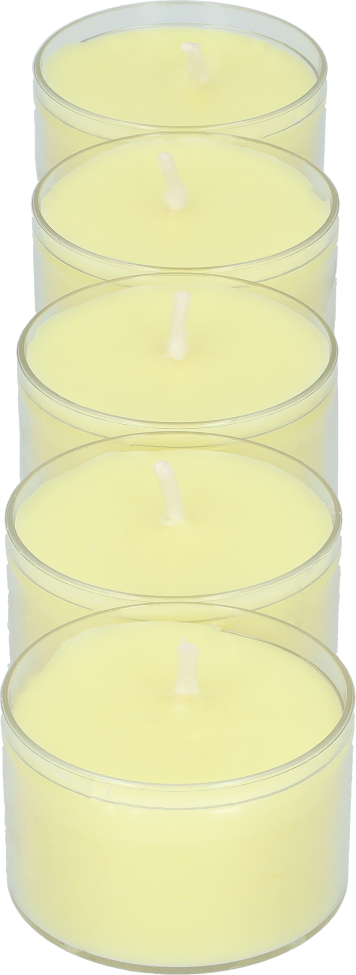 Kaarsen - Waxinelichtjes - Sfeerverlichting - Ideale sfeermakers in huis - Set van 50 stuks - 3,6 x 2,5 cm - Geel