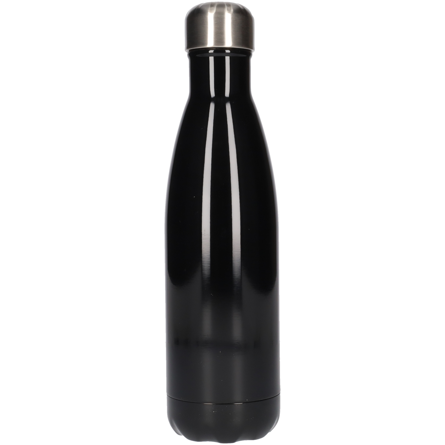 FBFS10, Thermosfles, Drinkfles, Waterfles - 500ml - Gloss Black - Glanzend Zwart