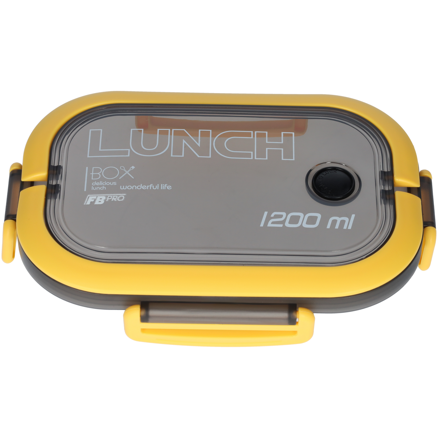 Lunchbox - Luxe bentobox - 3 vakjes - Lepel en vork inbegrepen - Ook te gebruiken als broodtrommel - Luchtdicht en lekvrij - 1200 ml - Blauw