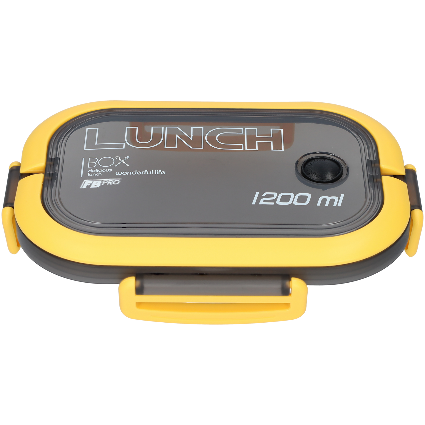 Lunchbox - Luxe bentobox - 3 vakjes - Lepel en vork inbegrepen - Ook te gebruiken als broodtrommel - Luchtdicht en lekvrij - 1200 ml - Blauw