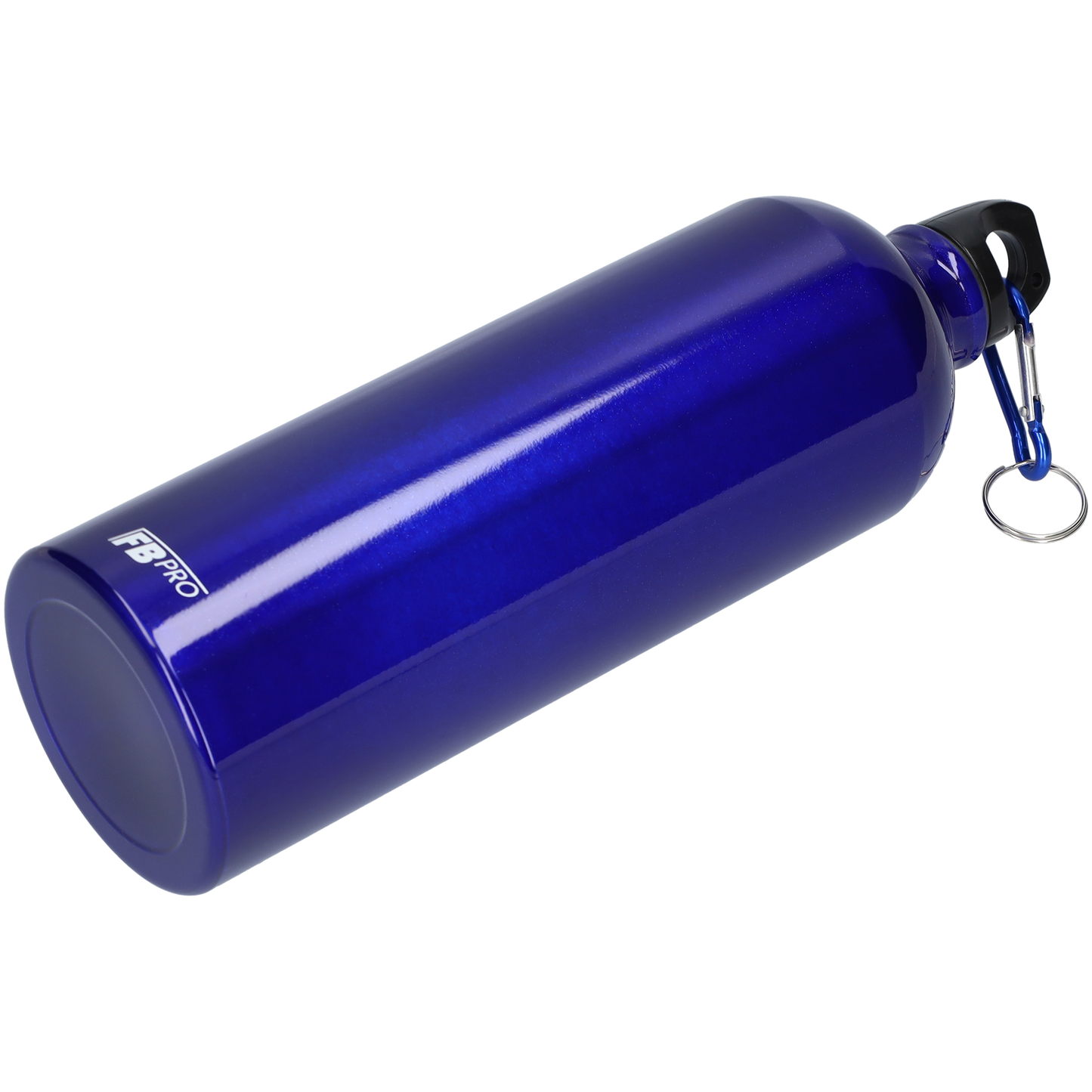 Aluminium drinkfles met o-dop - Waterfles - 1L - Modern design - Blauw