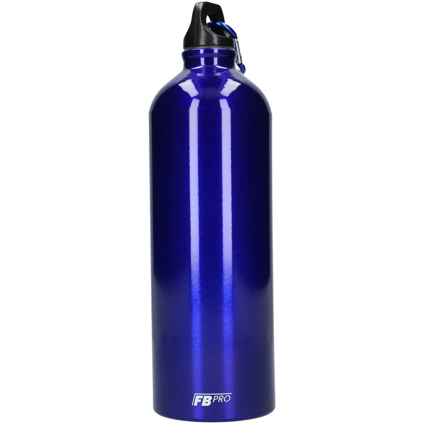 Aluminium drinkfles met o-dop - Waterfles - 1L - Modern design - Blauw