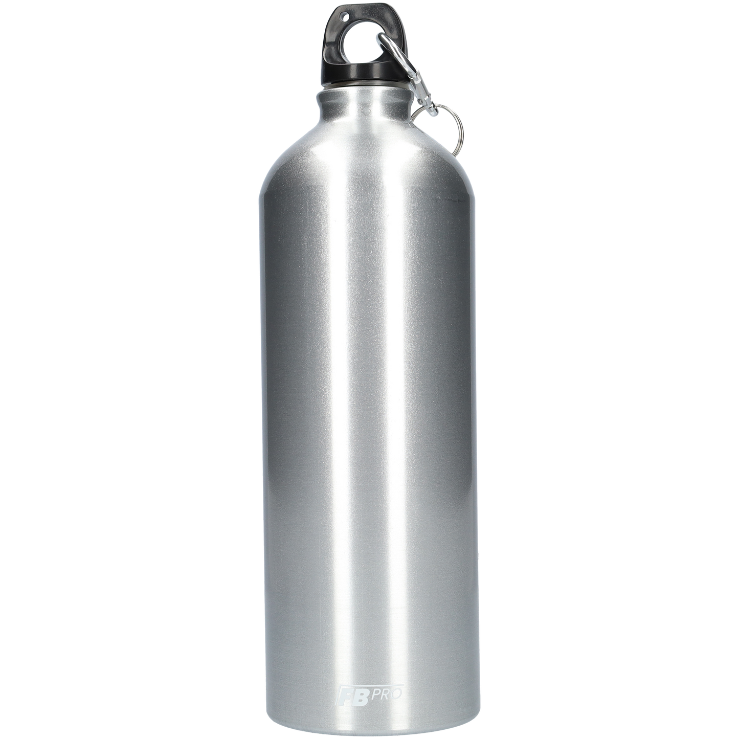 Aluminium drinkfles met o-dop - Waterfles - 1L - Modern design - Zilver