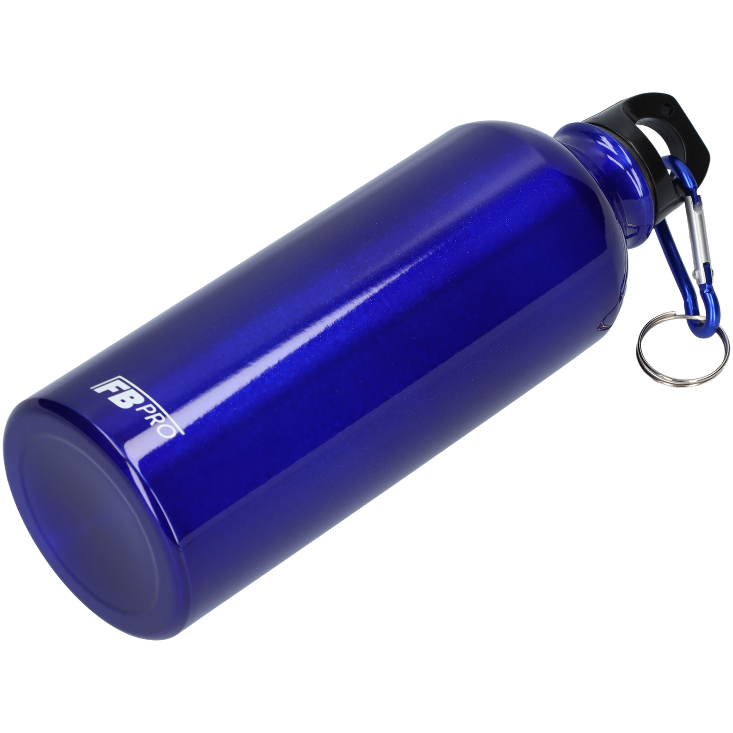 Aluminium drinkfles met o-dop - Waterfles - 500 ml - Modern design - Blauw