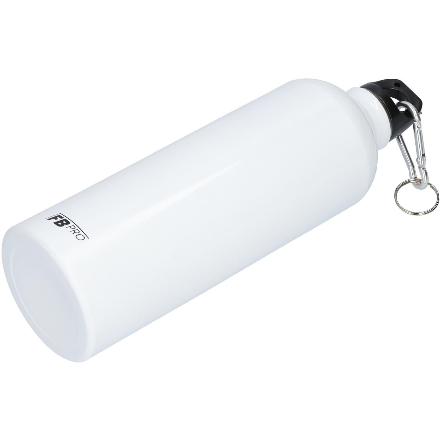 Aluminium drinkfles met o-dop - Waterfles - 750 ml - Wit