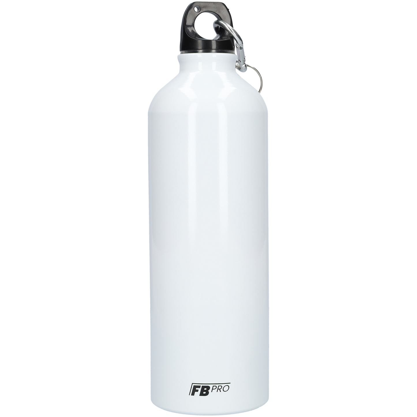 Aluminium drinkfles met o-dop - Waterfles - 750 ml - Wit