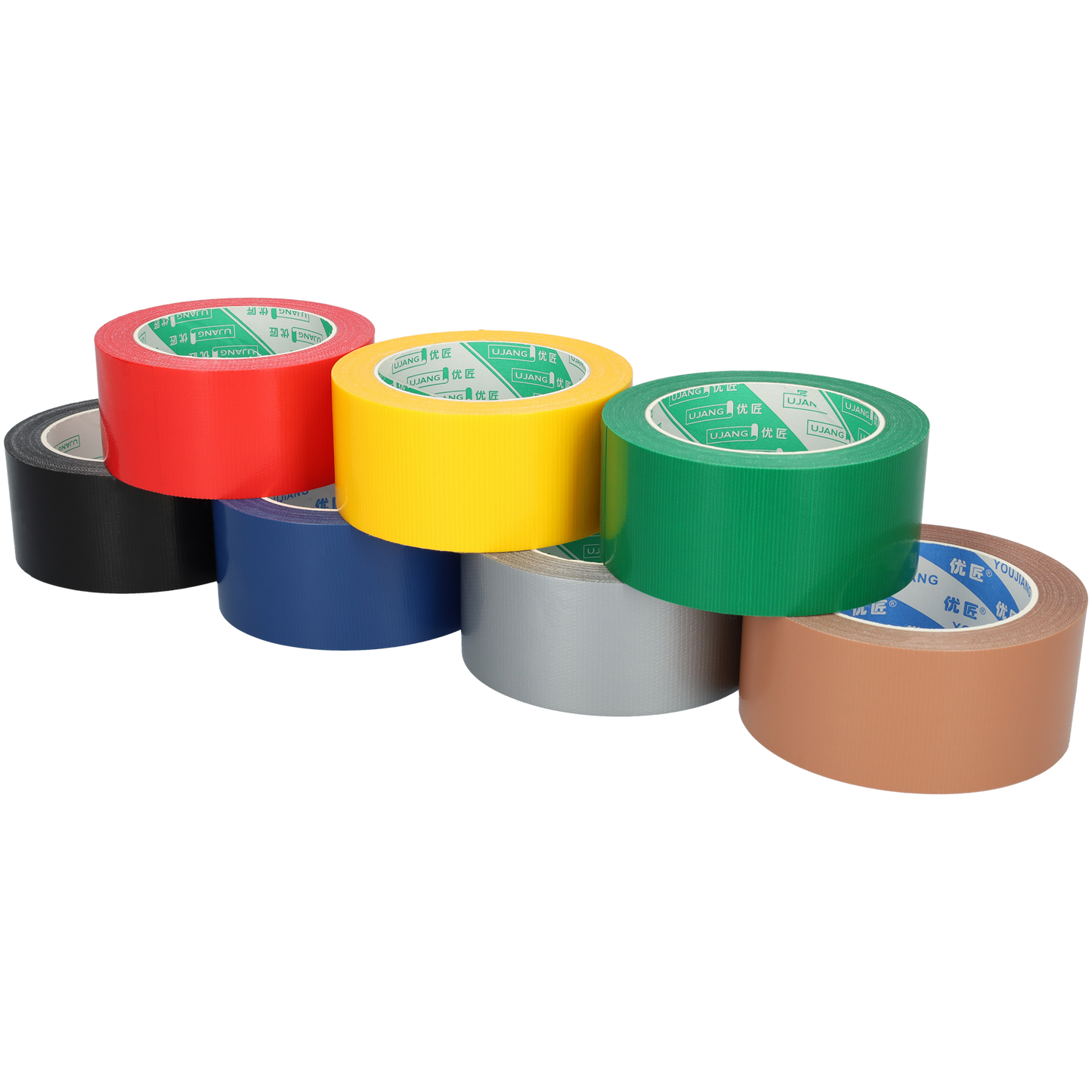 Gekleurde duct tape (7 stuks) - Sterke tape - Zeer sterk plakband - Ideaal voor het klussen - Compacte rollen - Reparatie tape - Vele kleuren