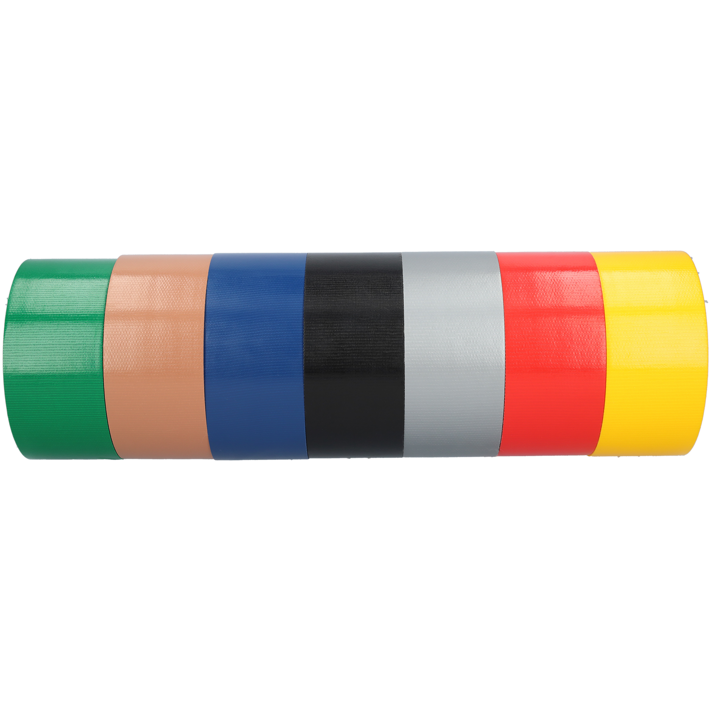 Gekleurde duct tape (7 stuks) - Sterke tape - Zeer sterk plakband - Ideaal voor het klussen - Compacte rollen - Reparatie tape - Vele kleuren