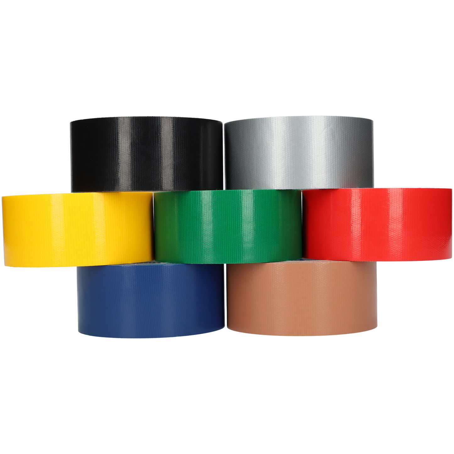 Gekleurde duct tape (7 stuks) - Sterke tape - Zeer sterk plakband - Ideaal voor het klussen - Compacte rollen - Reparatie tape - Vele kleuren