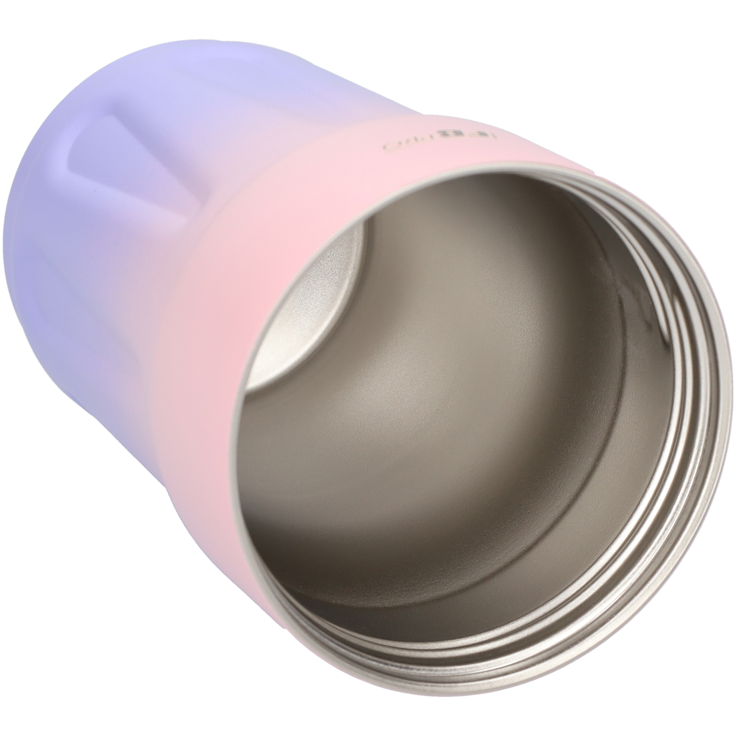 RVS Thermosfles - Dubbelwandig - Heeft LED gradenmeter - Paars / Roze