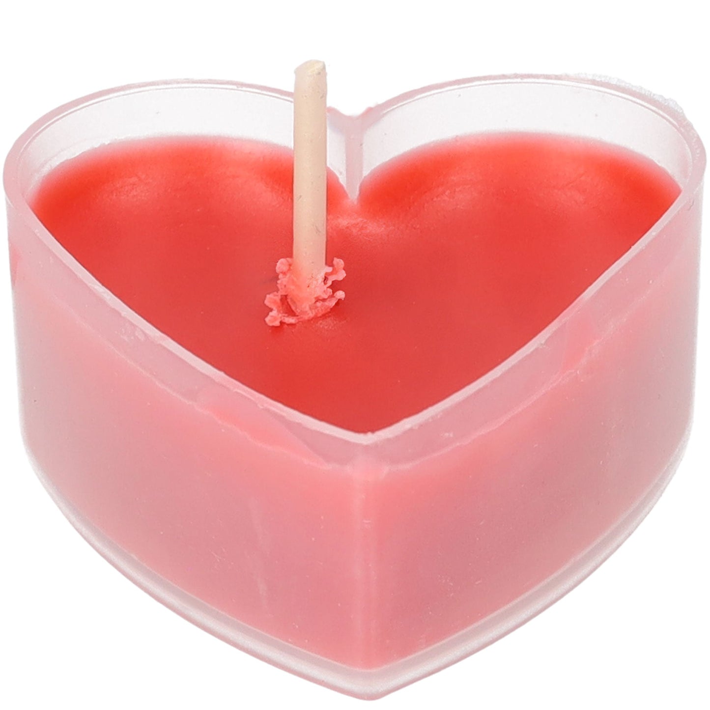 Kaarsen - Hartjes kaarsen - Theelichtjes - Set van 9 waxinelichtjes - Rood