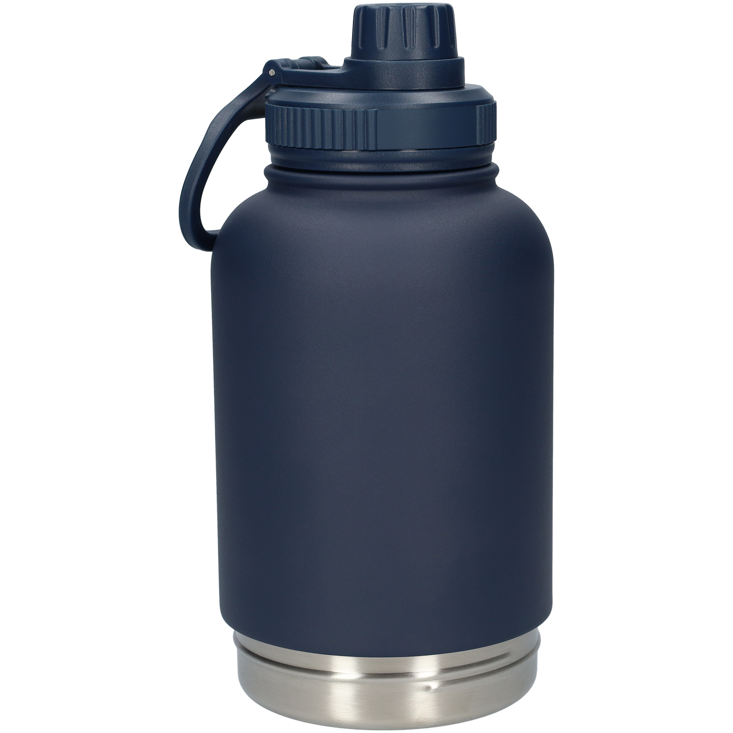 Honden drinkfles met voerbakken - RVS Fles - BPA vrij - 1 Liter - Donker Blauw