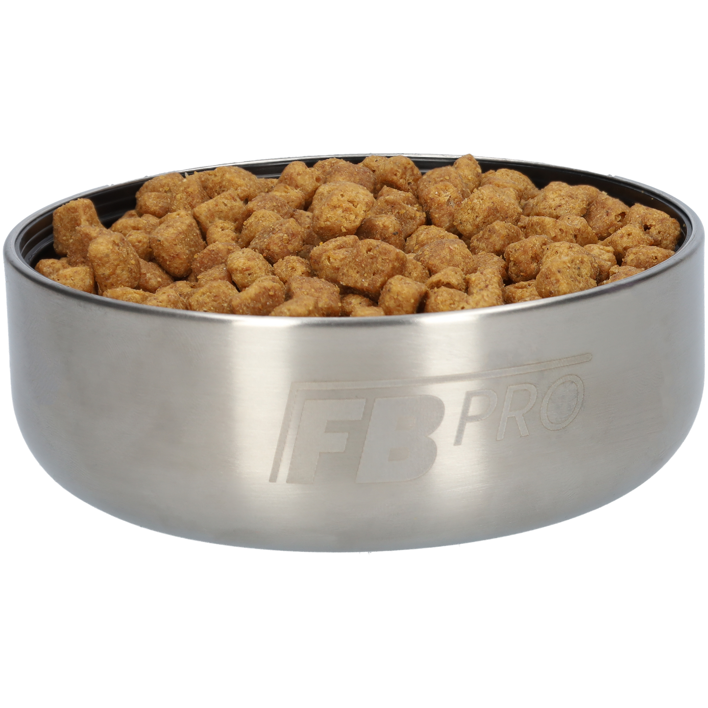 Honden drinkfles met voerbakken - Dubbelwandig - Thermosfles - RVS Fles - BPA vrij - 1 Liter - Met handvat - Créme Wit