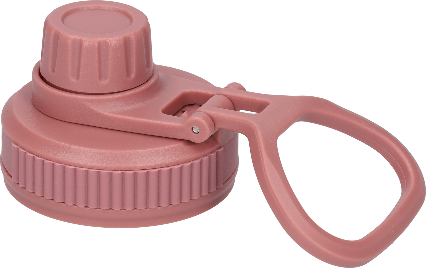 Honden drinkfles met voerbakken - RVS Fles - BPA vrij - 1 Liter - Met handvat - Oud Roze