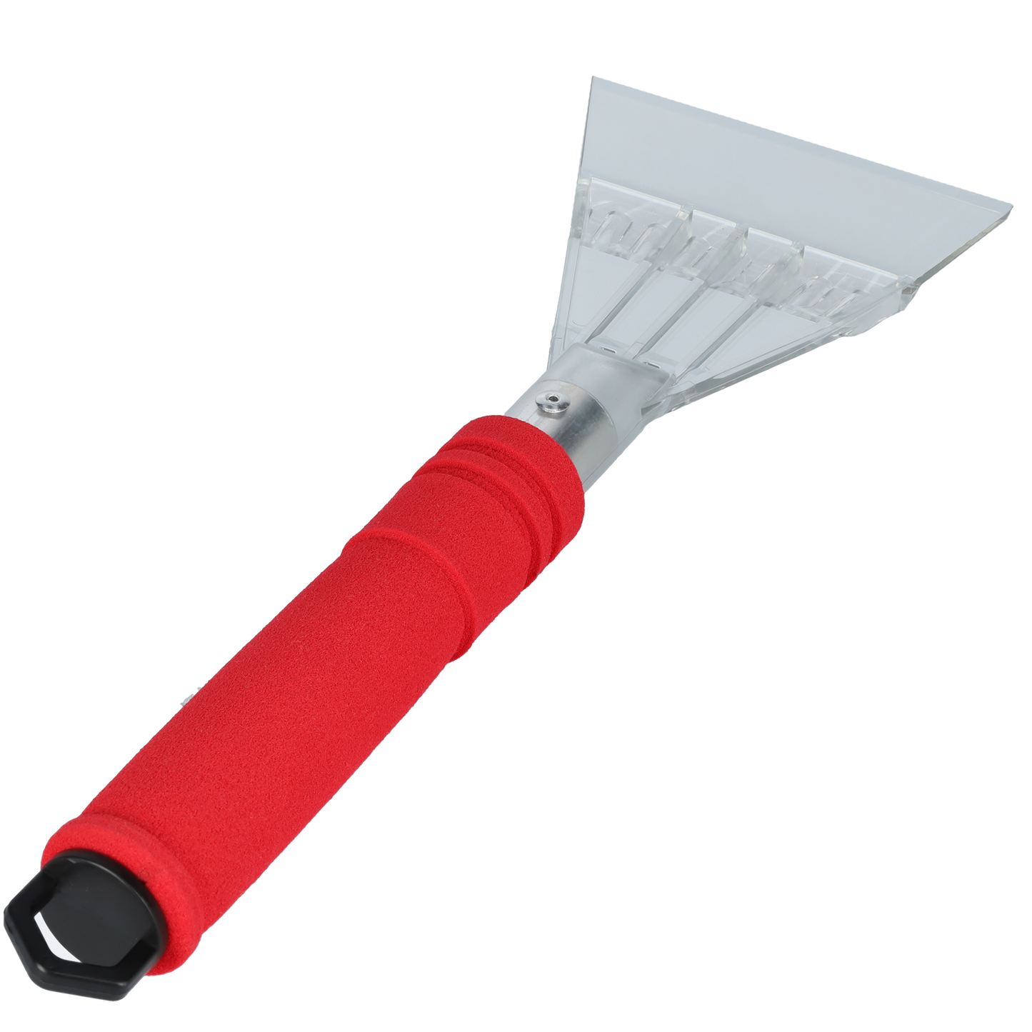 IJskrabber auto - gekleurde krabber - Glaskrabber - Glasschraper - Compact formaat - Past makkelijk in de auto - Set van 2 ijskrabbers - Rood