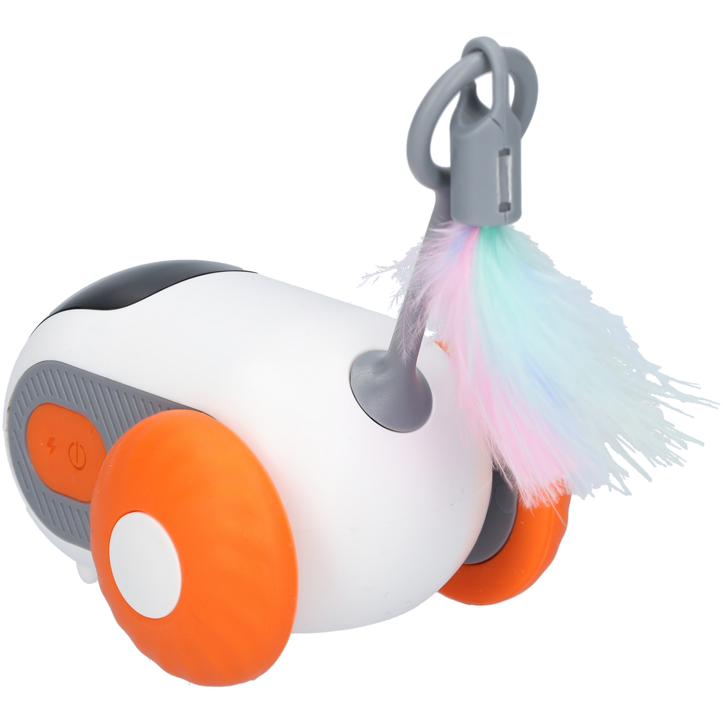 Kattenspeelgoed - Hét RC Kattenspeeltje elektrisch - Automatisch Rijdend Auto Speelgoed - Oranje