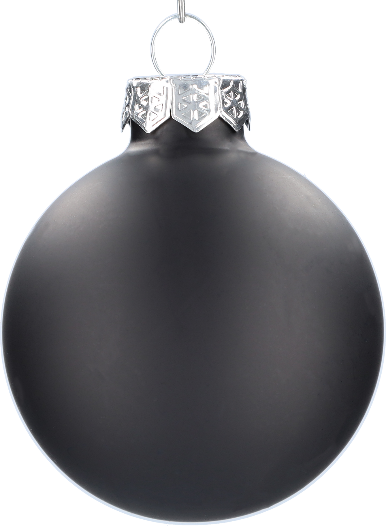 Glazen kerstballen - Set van 36 stuks/60mm - Glas - Black Combi - Zwart