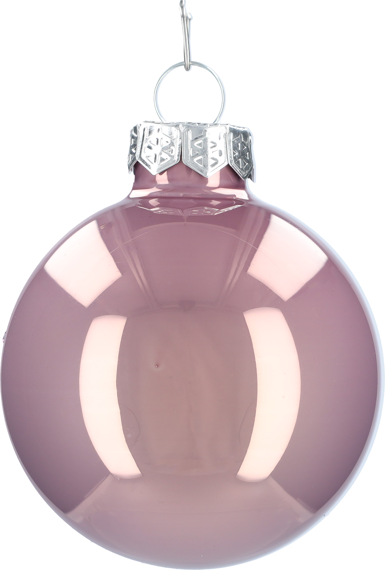 Glazen kerstballen - Set van 36 stuks/60mm - Glas - Lilac Sage - Paars