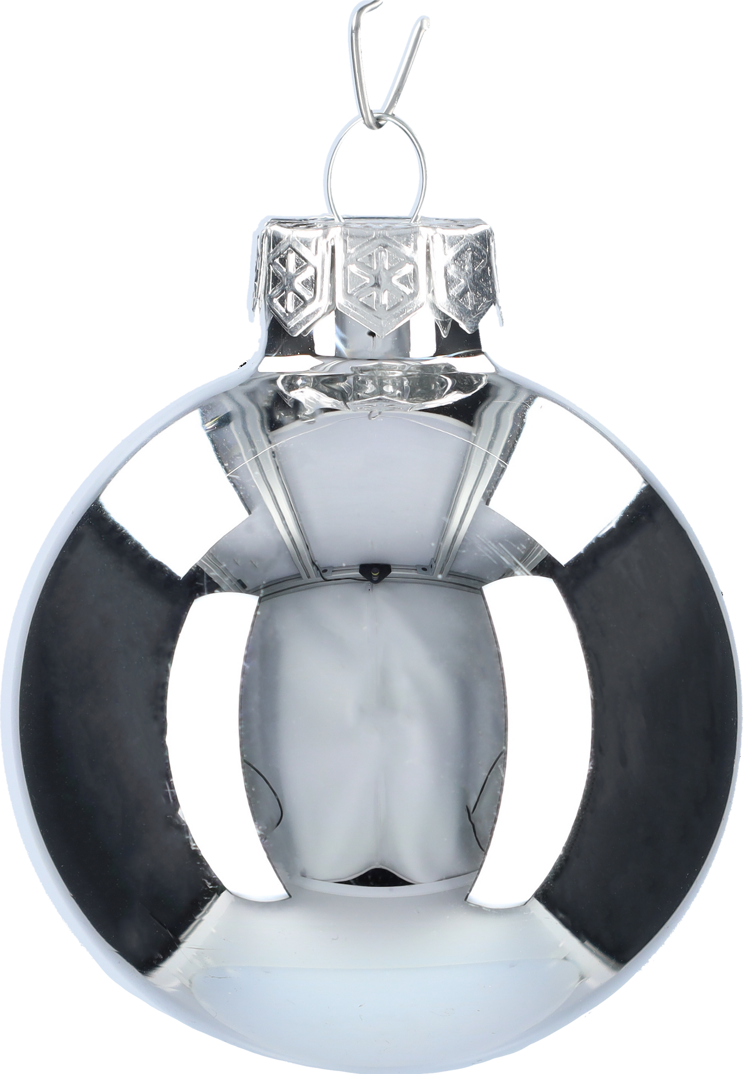 Glazen kerstballen - Set van 36 stuks/60mm - Glas - Zilver Glans