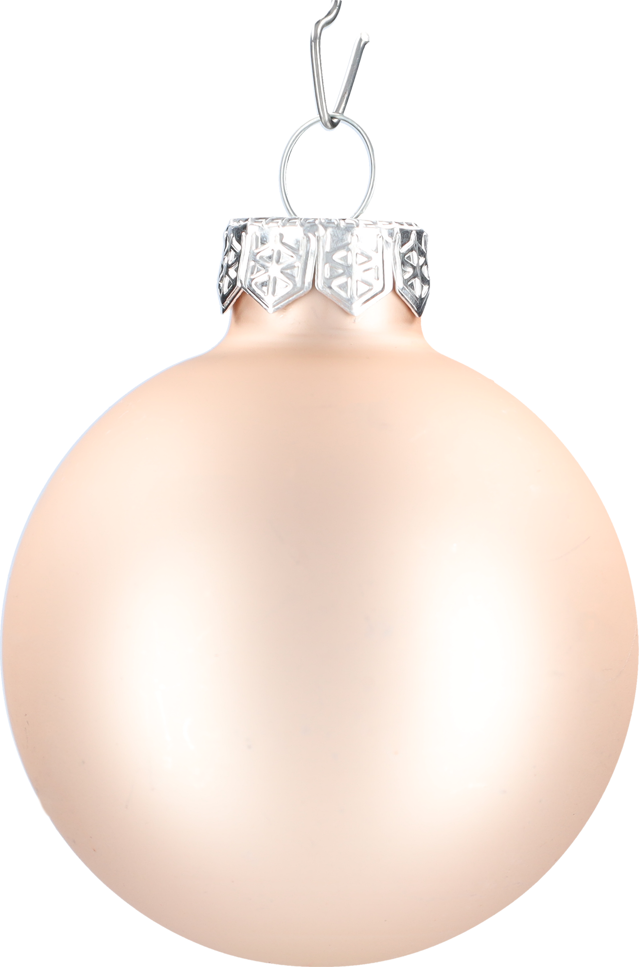 Glazen kerstballen - Set van 36 stuks/60mm - Glas - Smokey Rose - Grijs/Roze