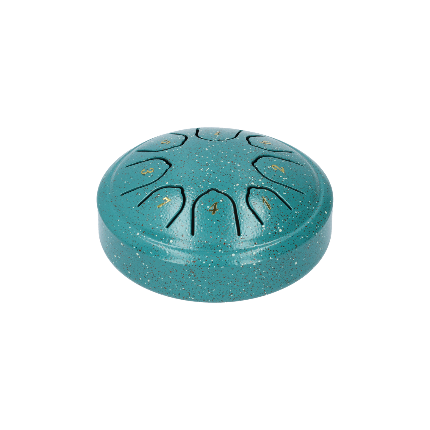 Handpan 4.5 inch, Klankschaal - Met Drumstick - Koraal Blauw