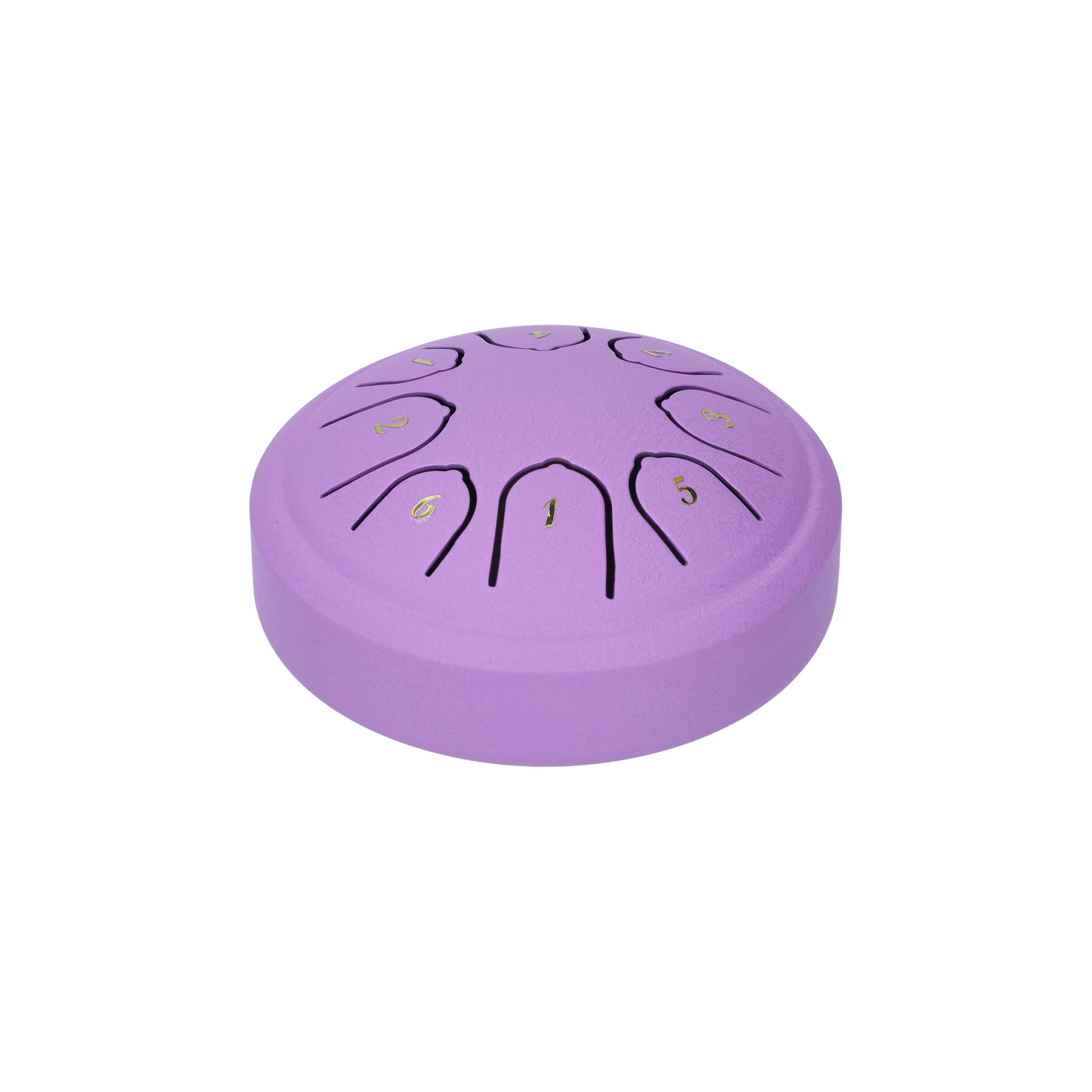 Handpan 4.5 inch, Klankschaal - Met Drumstick - Paars