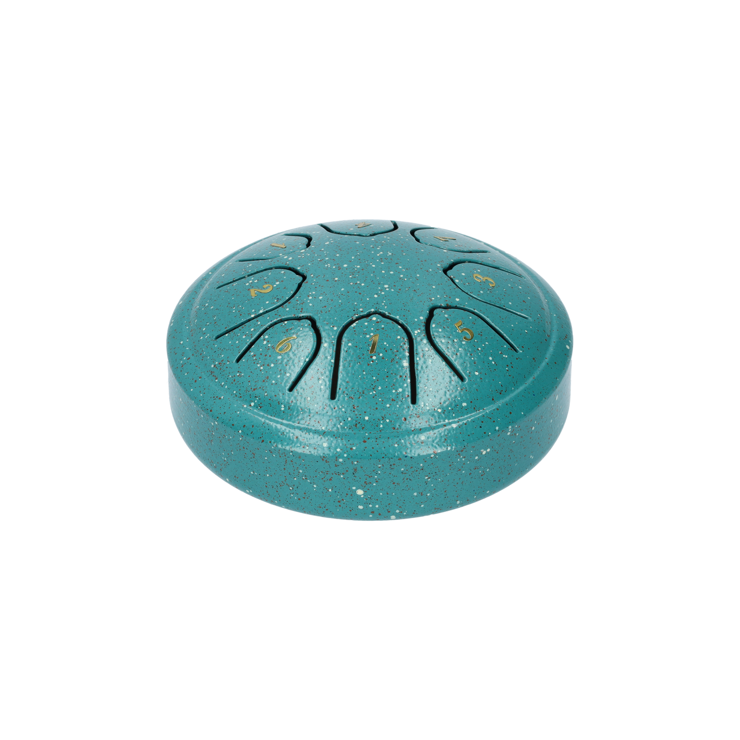 Handpan 4.5 inch, Klankschaal - Met Drumstick - Koraal Blauw