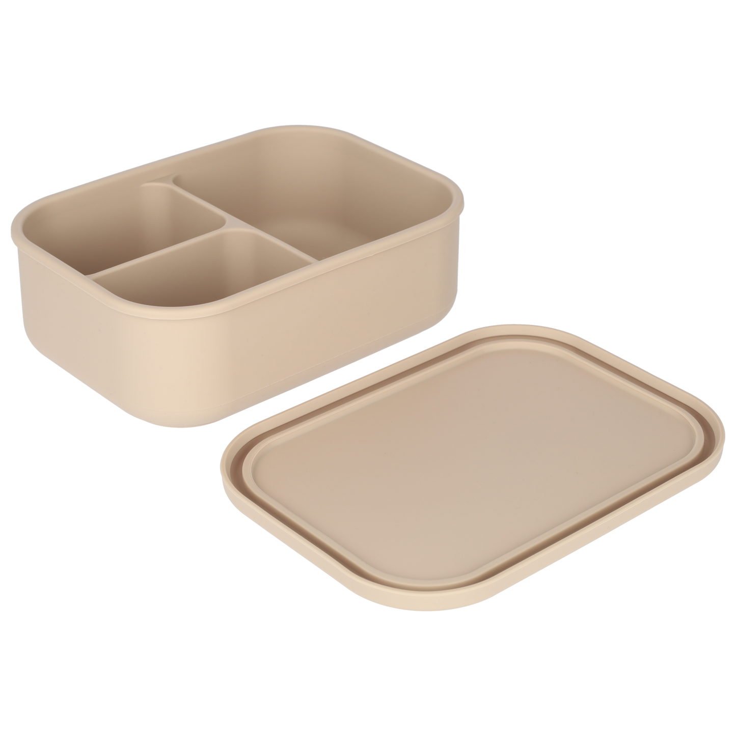 Flex Lunchbox - Buigbaar - Diepvriesbakjes - Geschikt om in te Vriezen - 800ml - BPA-vrij - Beige