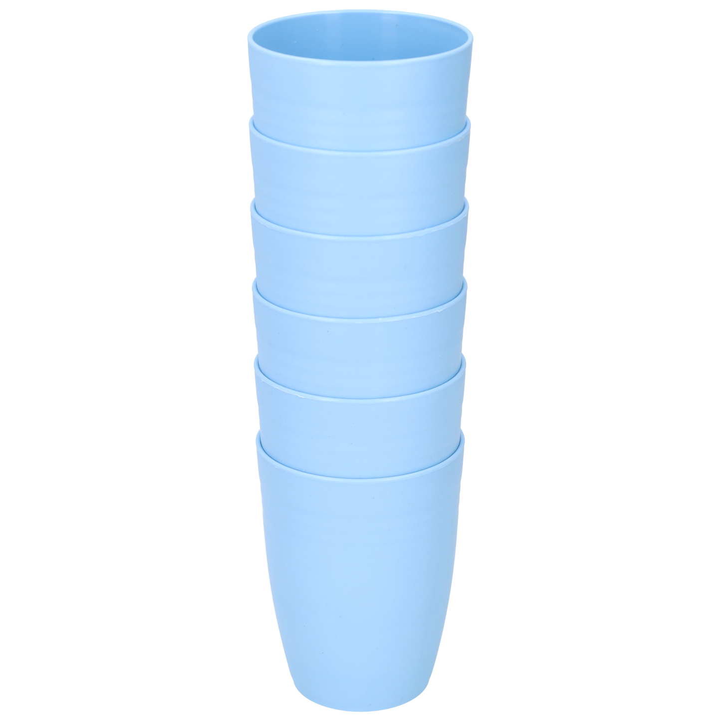 Duurzame Kunststof Drinkbekers van 400ml - Blauwe Plastic Bekers in Sets van 6