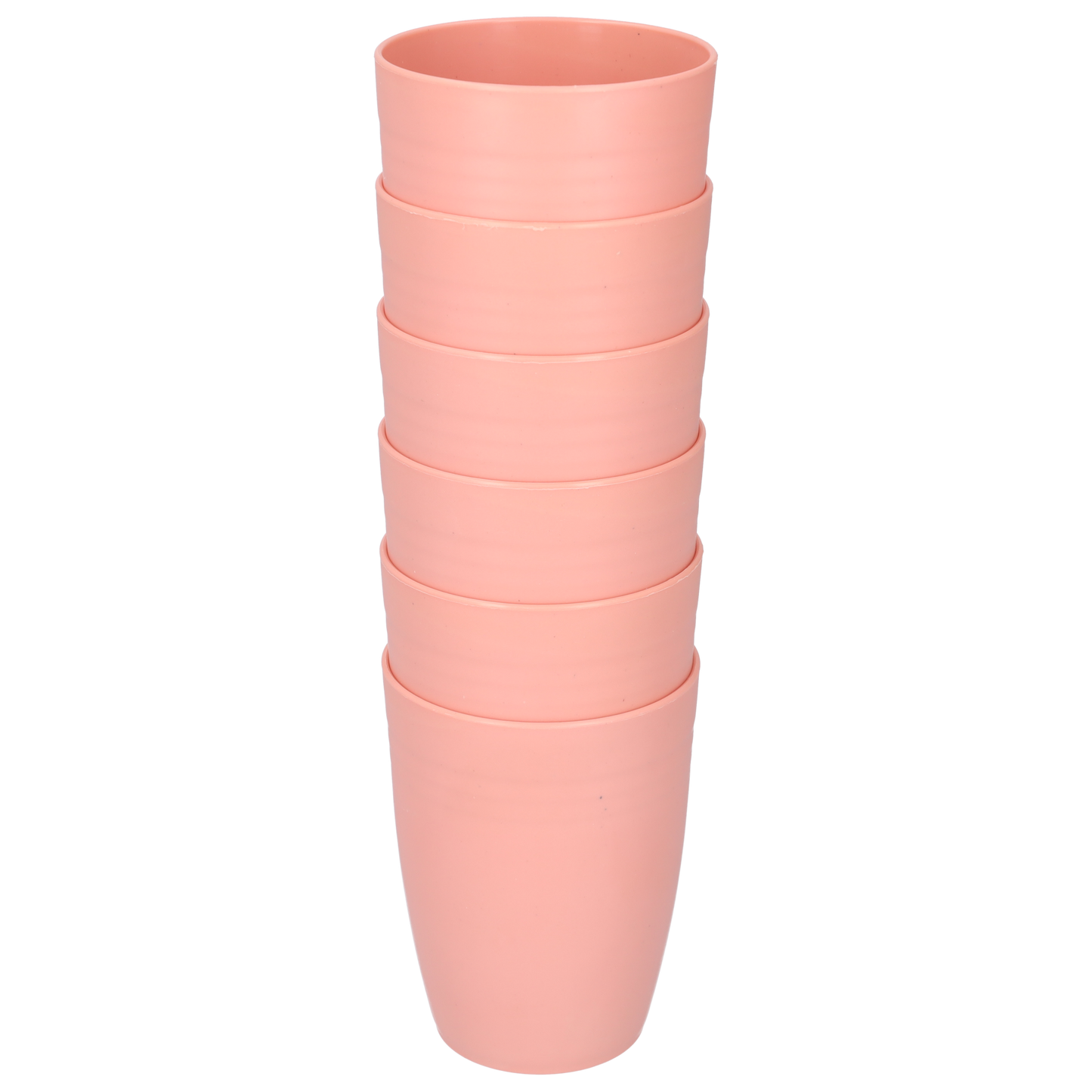 Duurzame Kunststof Drinkbekers van 400ml - Roze Plastic Bekers in Sets van 6