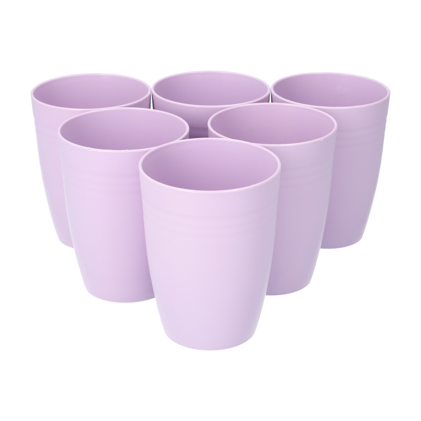 Duurzame Kunststof Drinkbekers van 400ml - Paarse Plastic Bekers in Sets van 6
