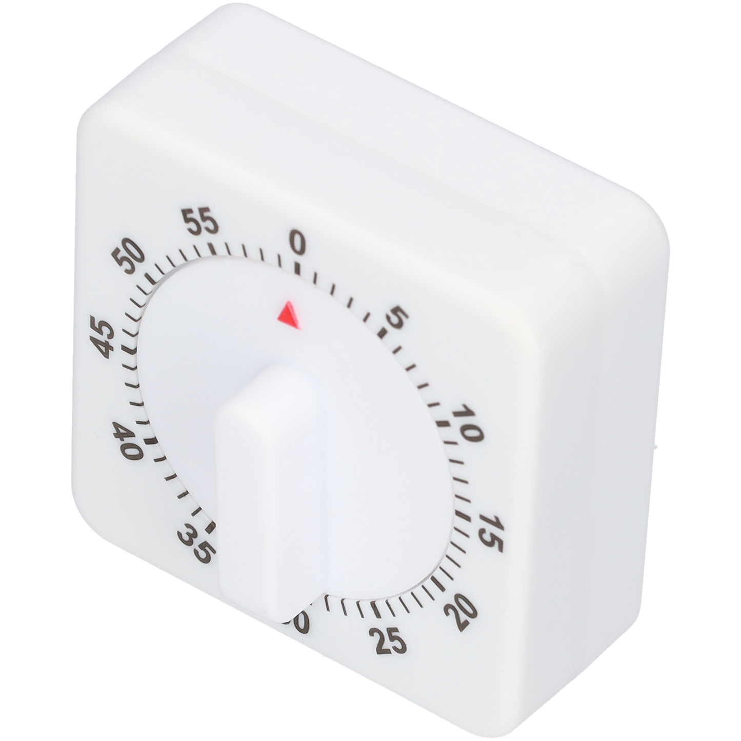 Vierkante kooktimer - Kookwekker - Keukenwekker - Klok - Keuken - Tot 60 minuten! - Wit
