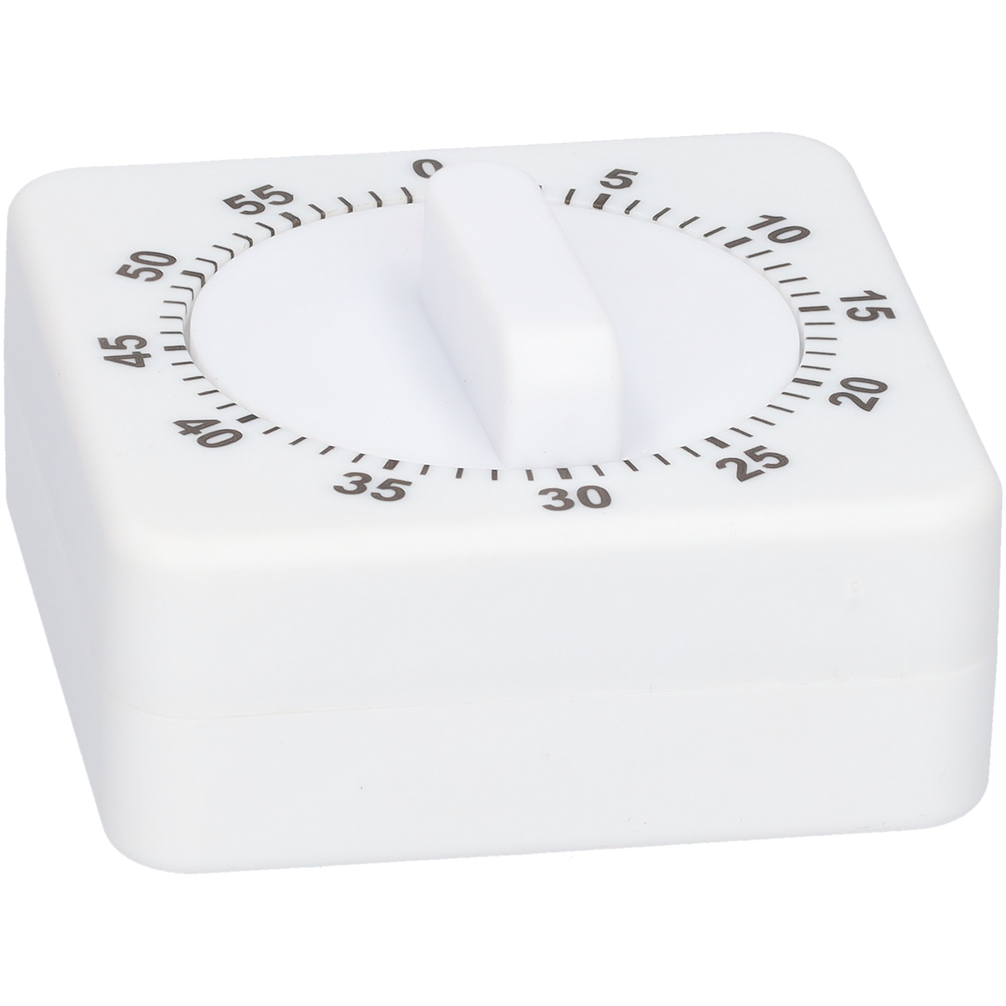Vierkante kooktimer - Kookwekker - Keukenwekker - Klok - Keuken - Tot 60 minuten! - Wit