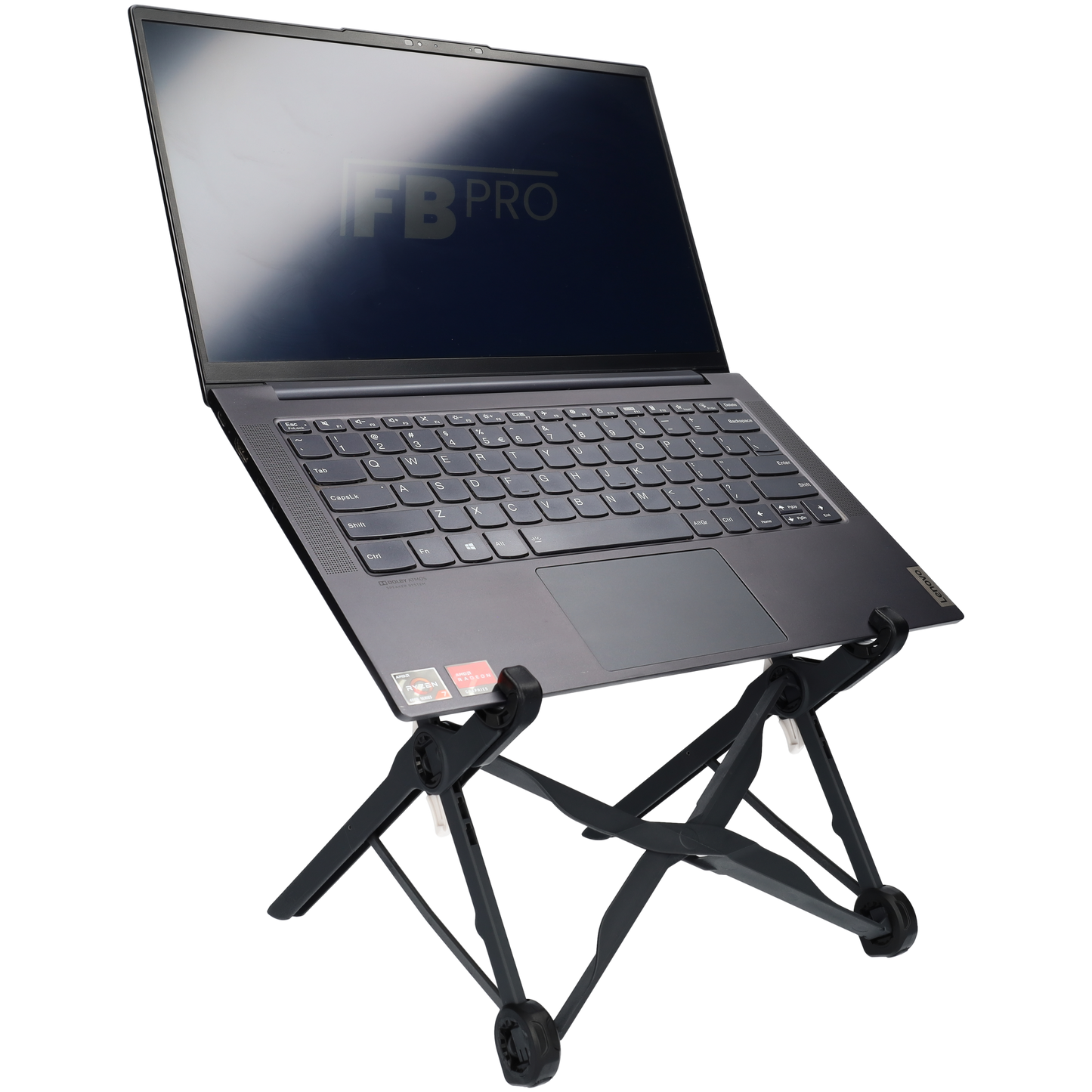 Laptopstandaard - Met antislip rubber - Zwart