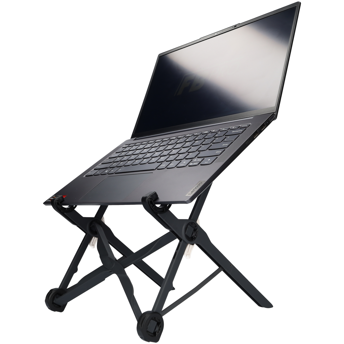 Laptopstandaard - Met antislip rubber - Zwart