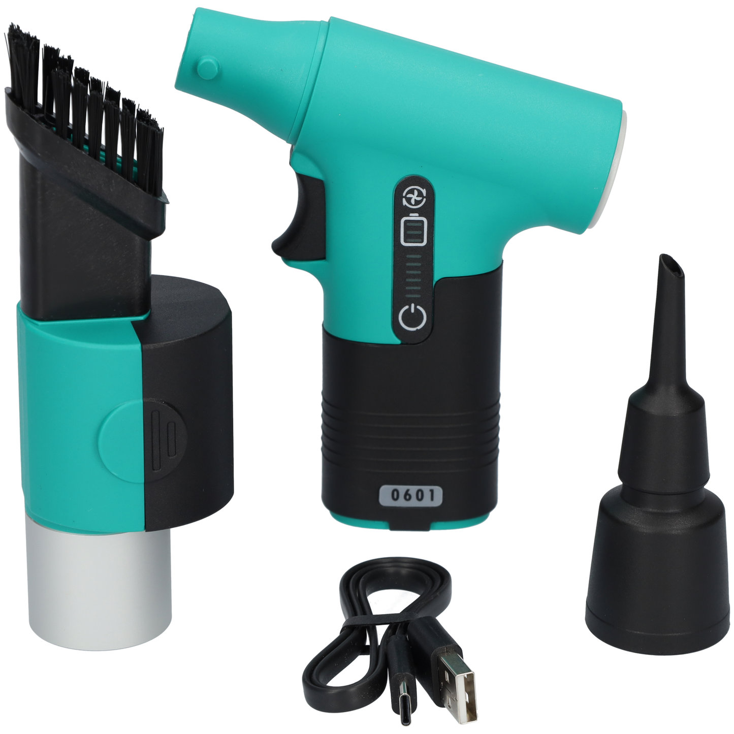 FBT170 - Electrische turbo fan - Ventilator - Jet fan - Blaas pistool - Oplaadbaar - Verschillende snelheden - Blauw