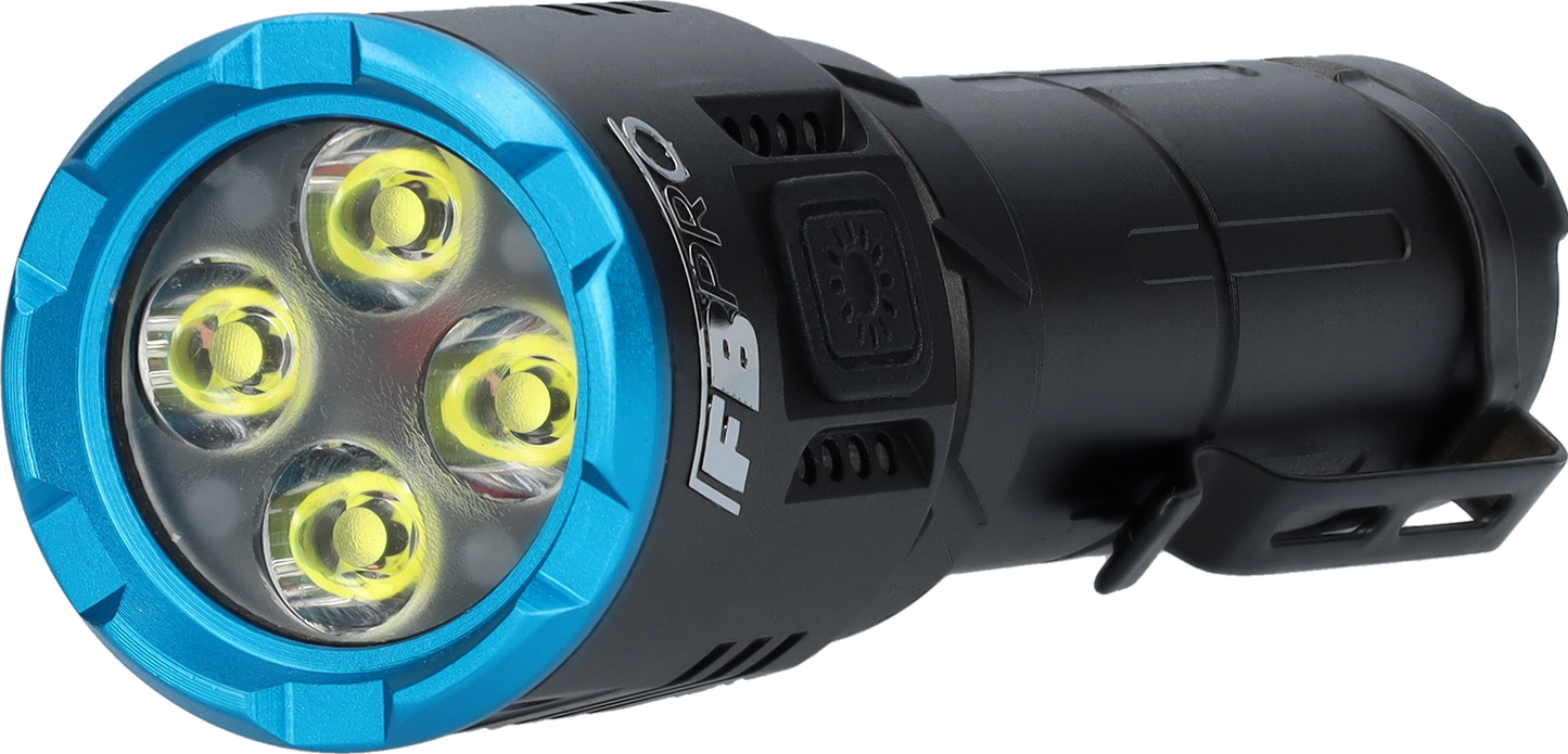 Zaklamp LED - kampeerlamp - Compact formaat - 2000 Lumen - Zwart