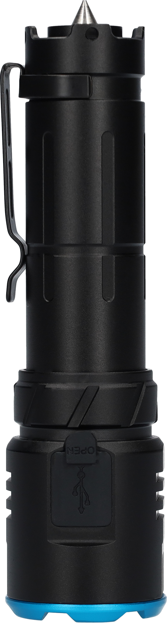 Zaklamp LED - kampeerlamp - Compact formaat - 2000 Lumen - Zwart