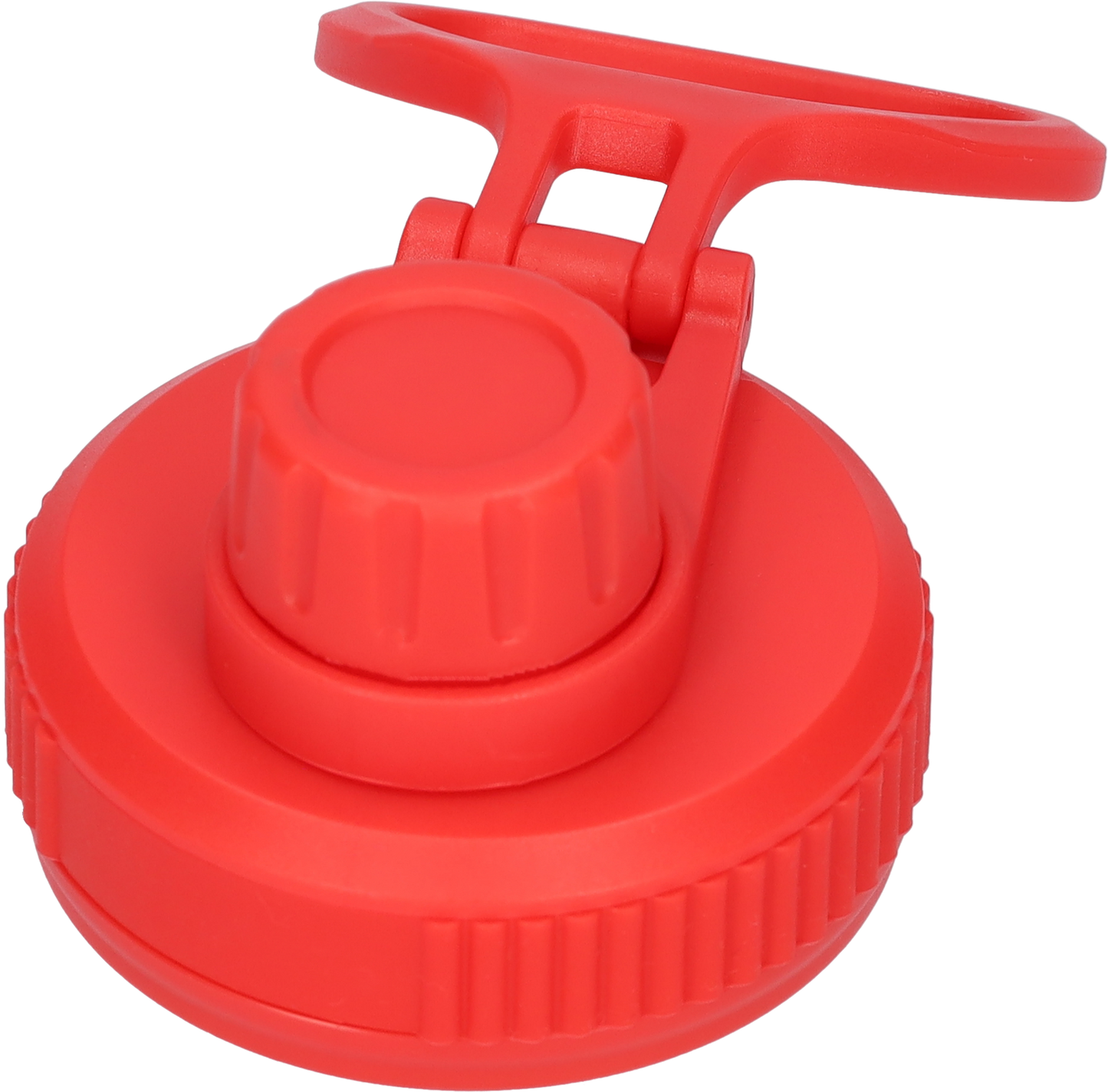 Thermos drinkfles 1 liter met extra dop - Isolerende Waterfles met draaibare drinktuit - Afgewerkt met Poedercoating - Rood