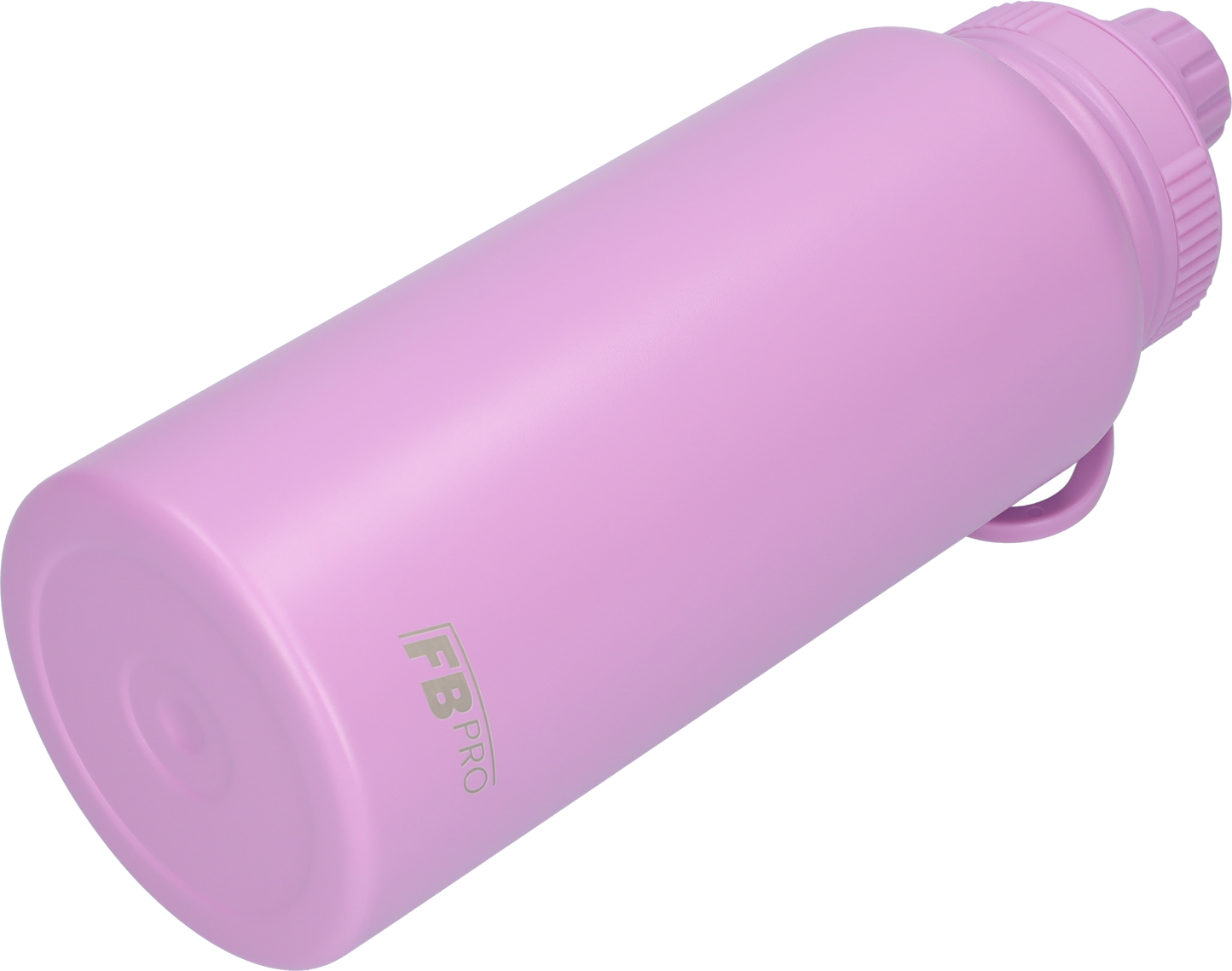Thermos drinkfles 1 liter met extra dop - Isolerende Waterfles met draaibare drinktuit - Afgewerkt met Poedercoating - Lichtpaars