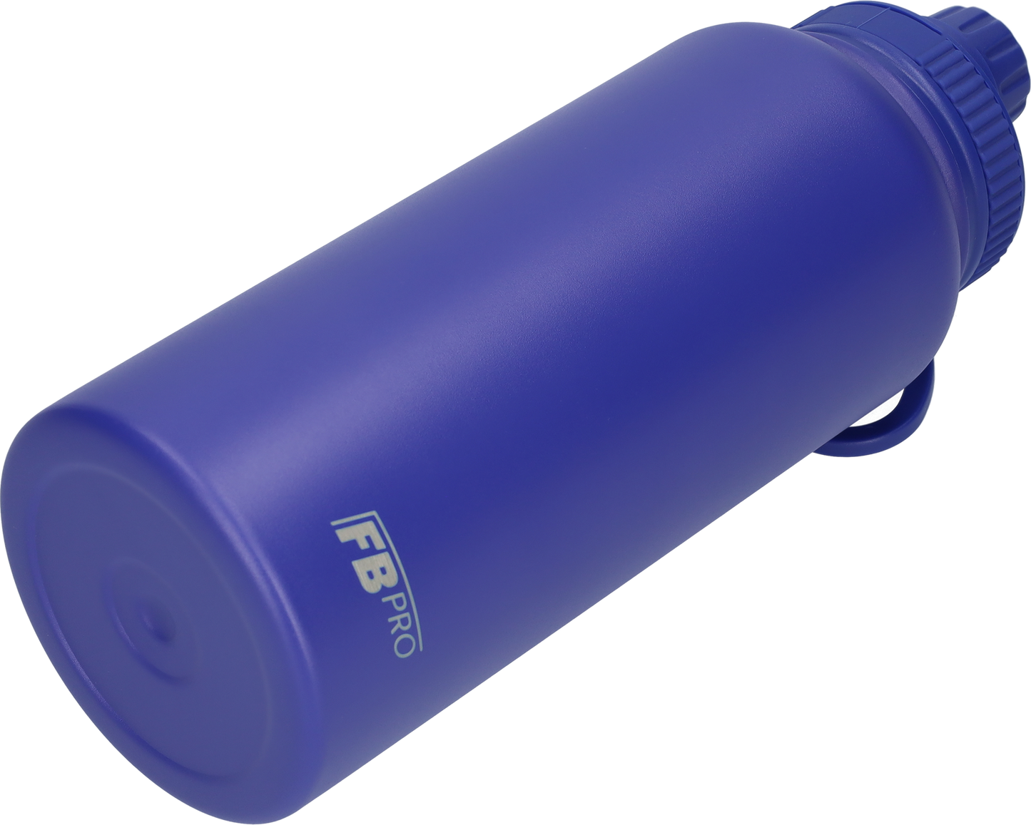 Thermos drinkfles 1 liter met extra dop - Isolerende Waterfles met draaibare drinktuit - Afgewerkt met Poedercoating - Blauw