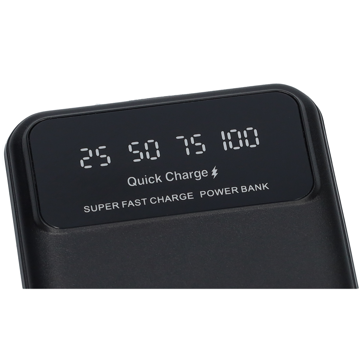 Powerbank 10000mAh - Snellader - Oplaadbescherming - 2x USB en 1x USB-C oplaadport - Zwart