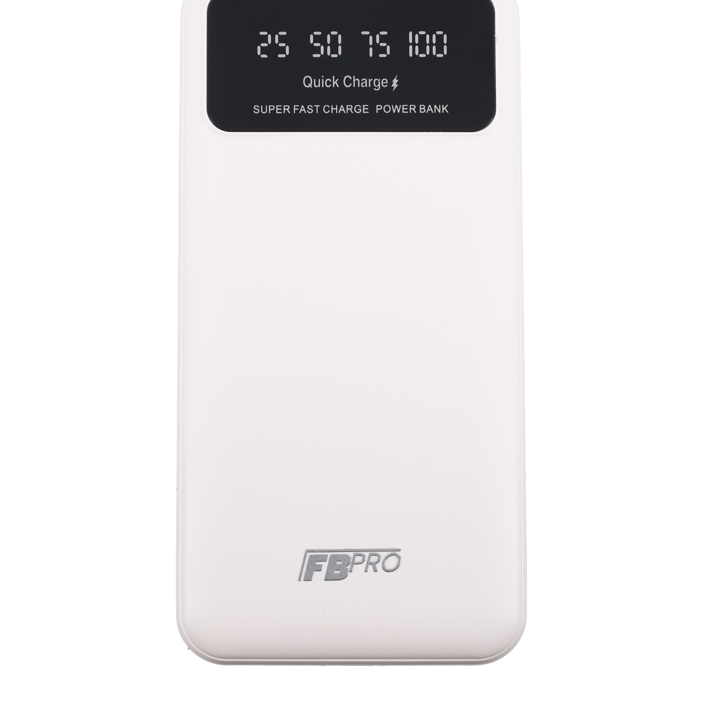 Powerbank 10000mAh - Snellader - Oplaadbescherming - 2x USB en 1x USB-C oplaadport - Wit
