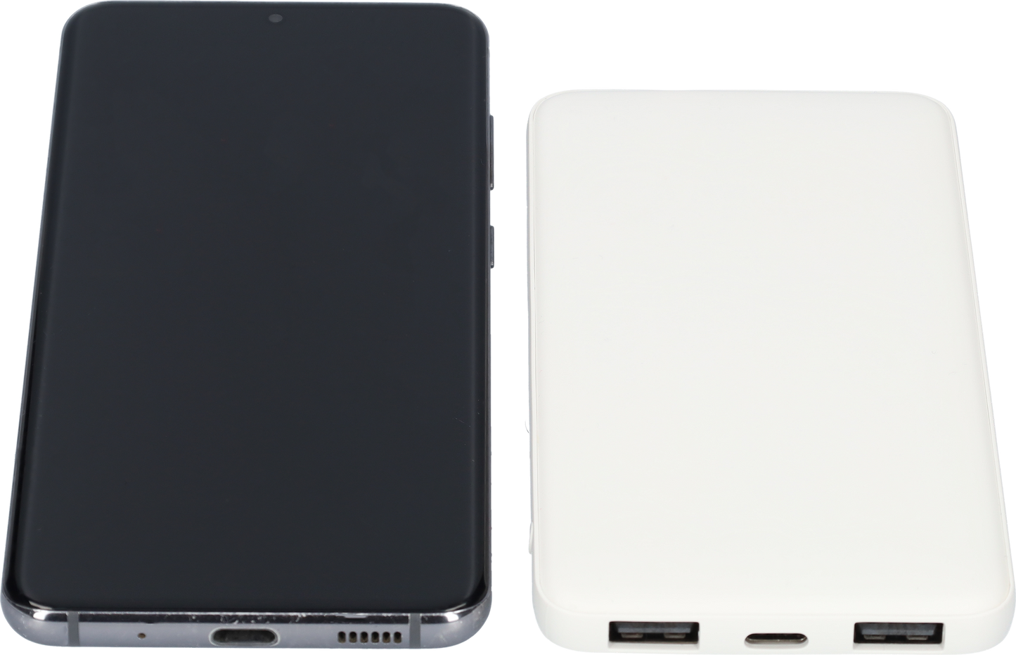 Powerbank - Snellader - Fast charger - LED Batterij display - 2-in-1 - 5000mAh - In- en output van 5V - Wit