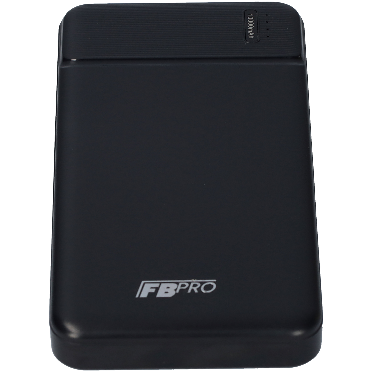 Powerbank 10.000 mAh - Oplader van 10,5 Watts - 2x USB-A, 1x USB-C, 1x Micro USB - Met LED lamp display - Zwart