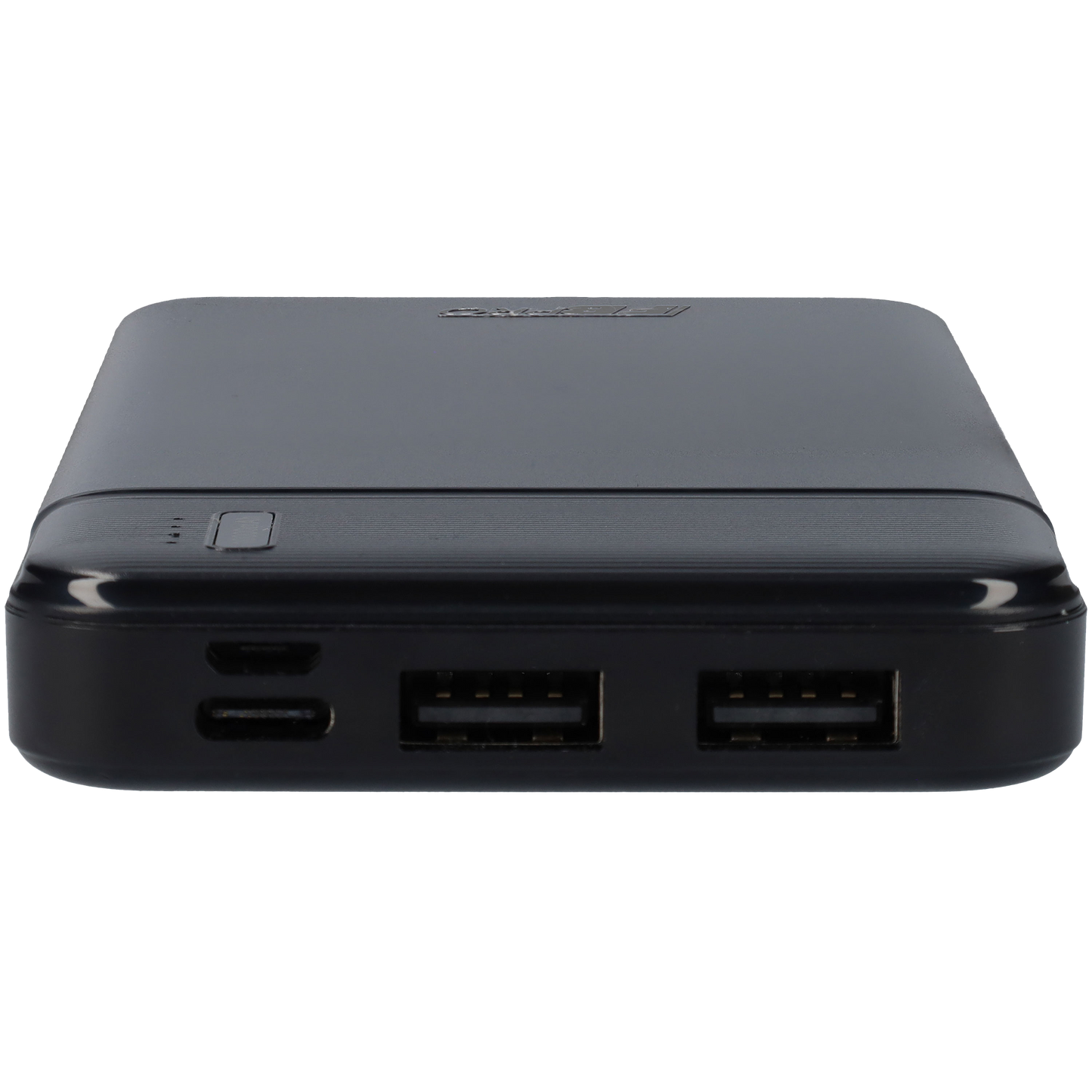 Powerbank 10.000 mAh - Oplader van 10,5 Watts - 2x USB-A, 1x USB-C, 1x Micro USB - Met LED lamp display - Zwart