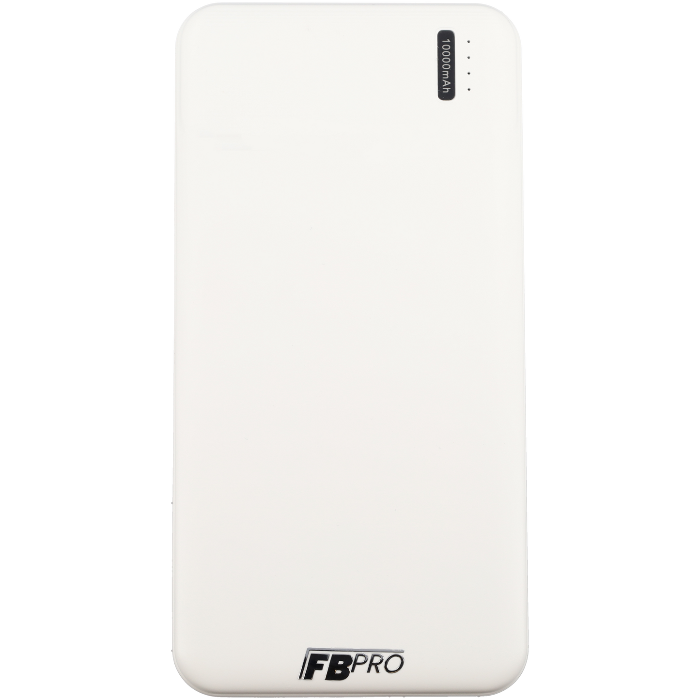 Powerbank 10.000 mAh - Oplader van 10,5 Watts - 2x USB-A, 1x USB-C, 1x Micro USB - Met LED lamp display - Wit