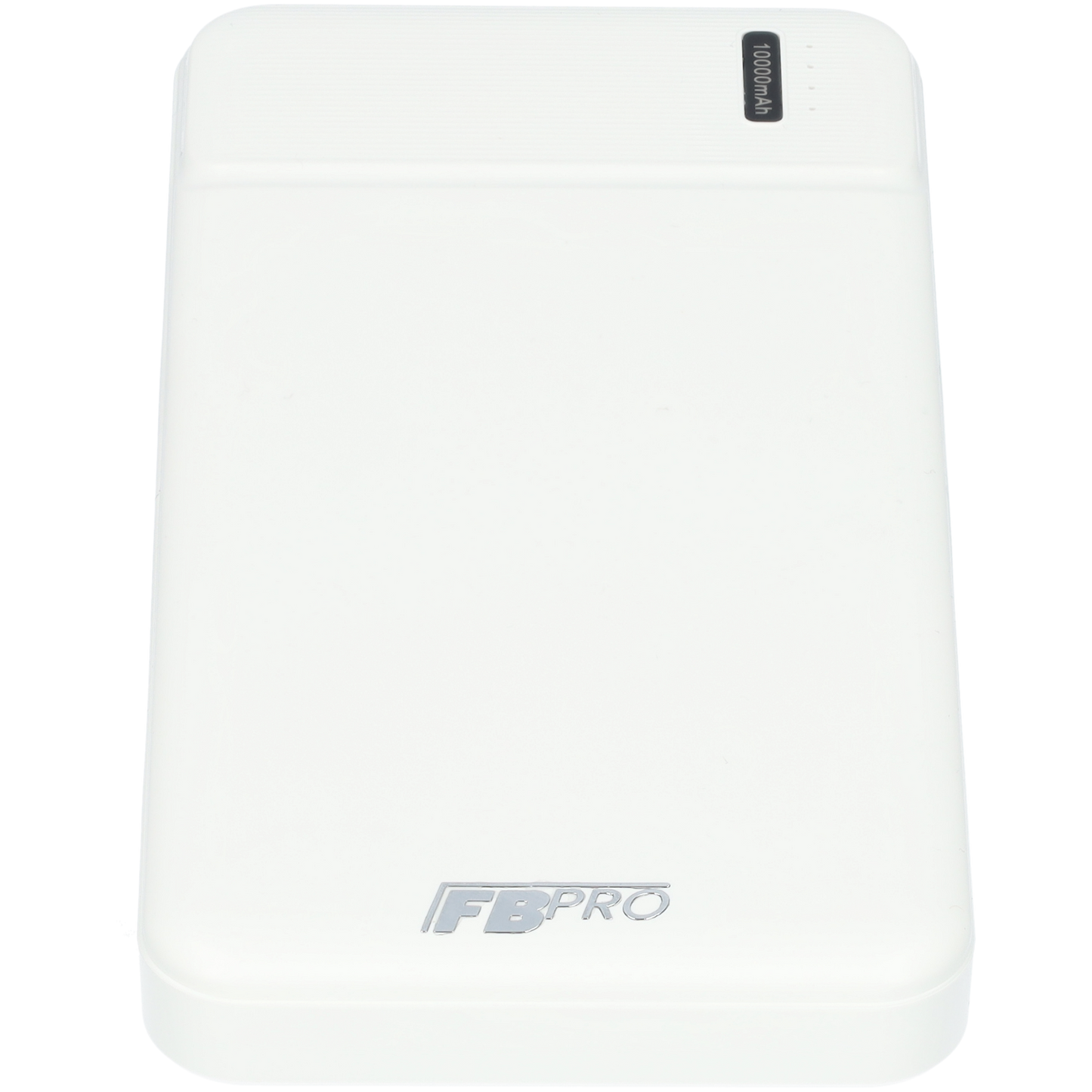 Powerbank 10.000 mAh - Oplader van 10,5 Watts - 2x USB-A, 1x USB-C, 1x Micro USB - Met LED lamp display - Wit