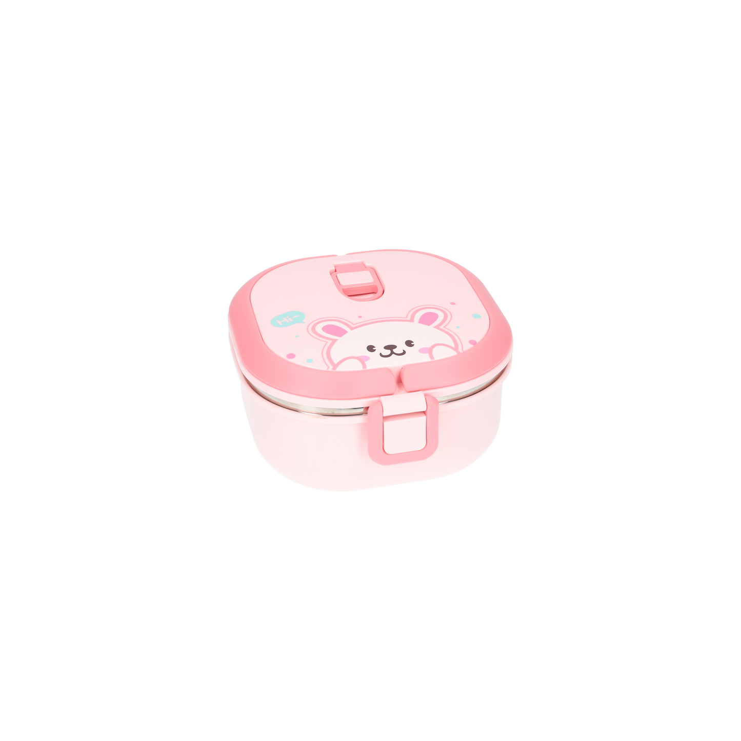 Schattige lunchbox met lepel - Luchtdicht en lekvrij - Lunchbox 700ml
